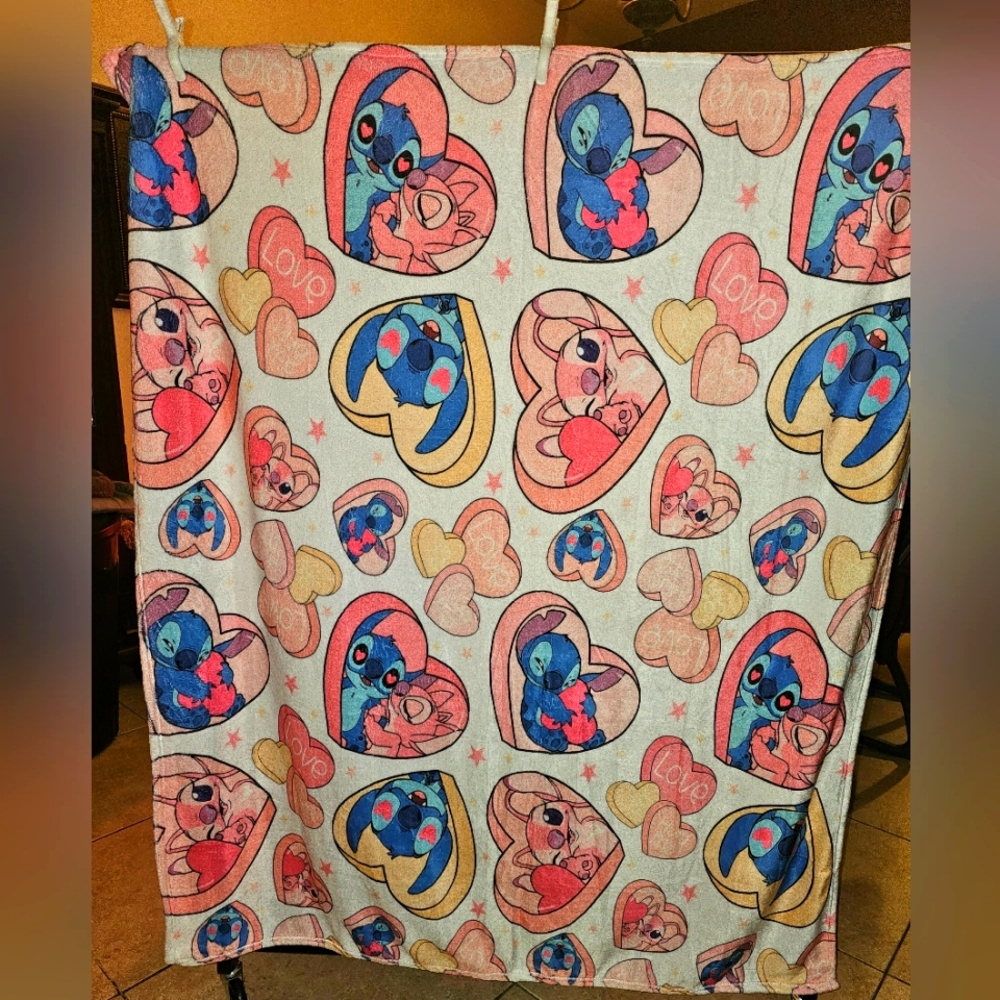 Stitch Sweet Valentine blanket